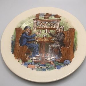 VTG Ambassador International Toasts Series Hors D'oeuvres Plates 6 in, Set of 6